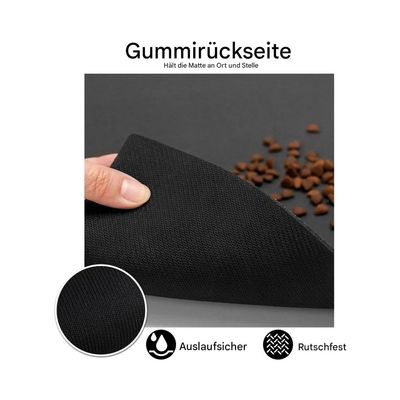 Zoomtopia Tapis d'alimentation pour animaux de compagnie