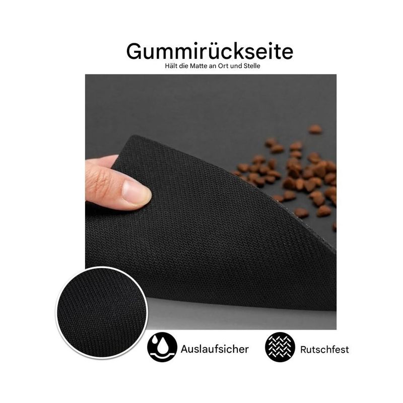 Zoomtopia Tapis d'alimentation pour animaux de compagnie