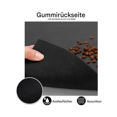 Zoomtopia Tapis d'alimentation pour animaux de compagnie