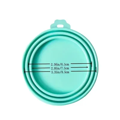 Zoomtopia Couverture de silicone pour nourriture d'animaux de compagnie