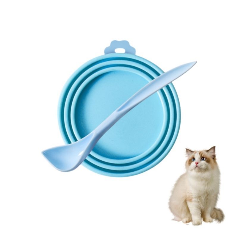 Zoomtopia Couverture de silicone pour nourriture d'animaux de compagnie