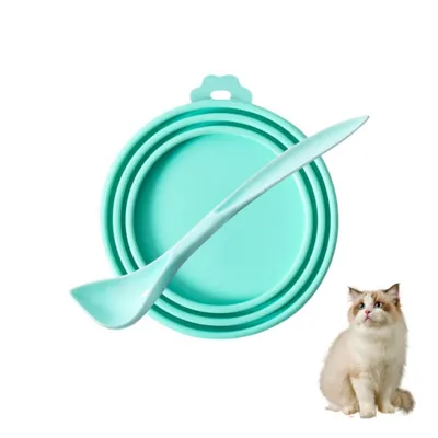 Zoomtopia Couverture de silicone pour nourriture d'animaux de compagnie