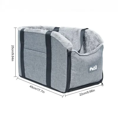 Zoomtopia Siège de voiture pour chien dans console centrale