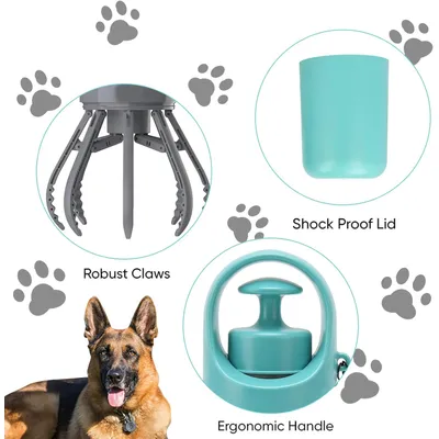 UAMLY Recogedor de excrementos portátil sin contacto para perros