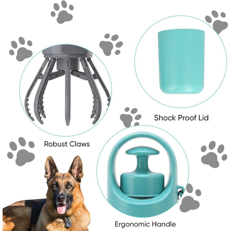 UAMLY No Touch Poop Scooper Portable pour Chiens