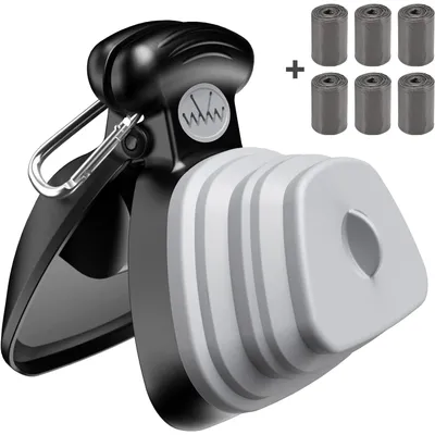 UAMLY Pet Pooper Scooper, avec Distributeur de Sac UAMLY Pet Pooper Scooper, avec Distributeur de Sac