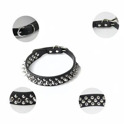 FurryFusion Collier à pointes pour chien