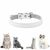 Pawzy Colliers adaptés aux petits chiens et aux chats Blanc
