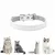 Pawzy Colliers adaptés aux petits chiens et aux chats Blanc Pawzy Colliers adaptés aux petits chiens et aux chats Blanc