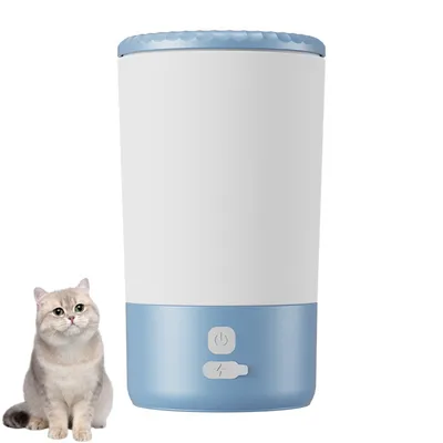 Pawzy Bocal à laver les pattes électronique pour animaux de compagnie
