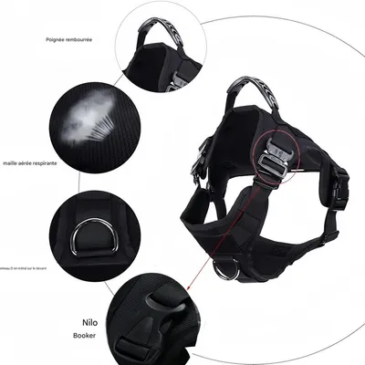 FurryFusion Harnais tactique pour chien
