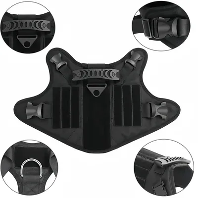 FurryFusion Harnais tactique pour chien