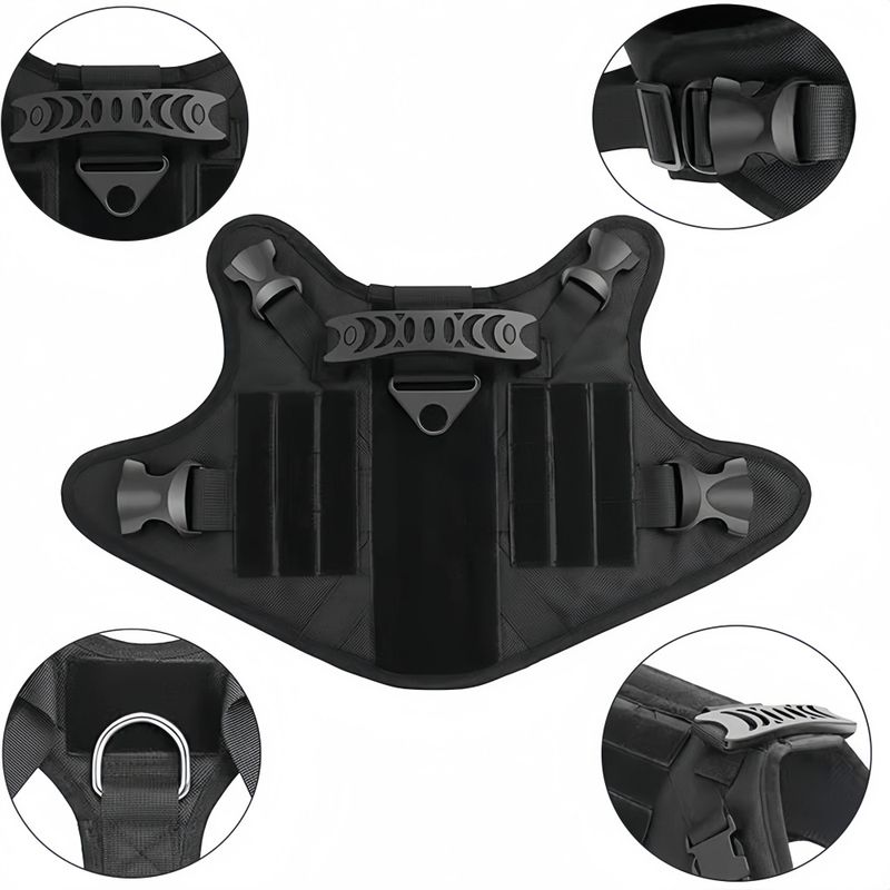 FurryFusion Harnais tactique pour chien
