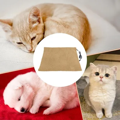 ZooVenture Almohadilla térmica ajustable para perros y gatos