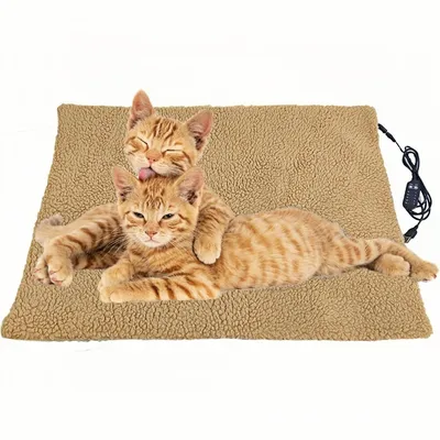 ZooVenture Almohadilla térmica ajustable para perros y gatos
