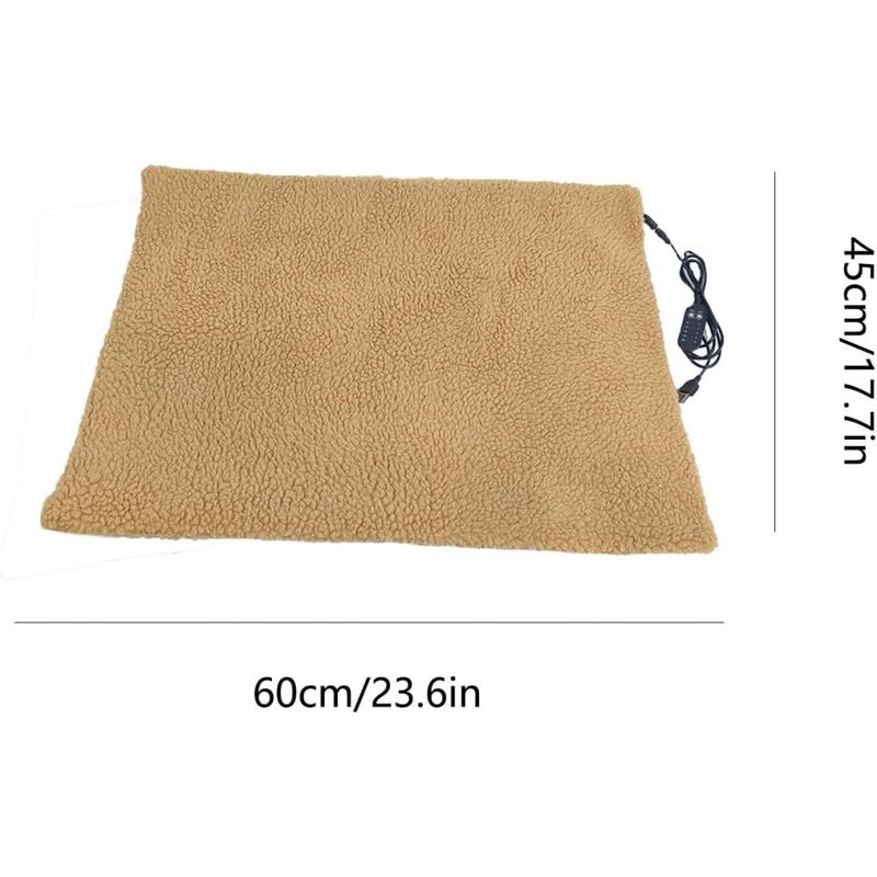ZooVenture Coussin chauffant réglable pour chiens et chats
