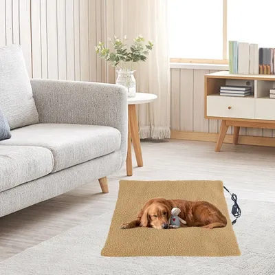 ZooVenture Almohadilla térmica ajustable para perros y gatos