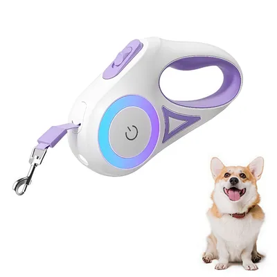 Zoomtopia Laisse rétractable lumineuse pour chien