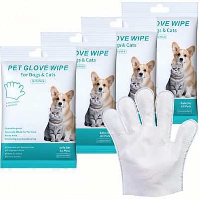 ZooVenture Lingettes nettoyantes pour chien et chat