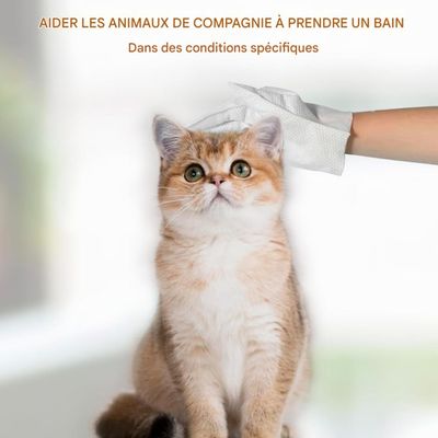 ZooVenture Lingettes nettoyantes pour chien et chat