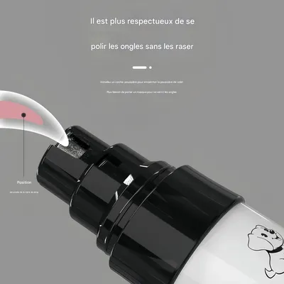 FurryFusion Moulin à ongles électrique pour animaux de compagnie