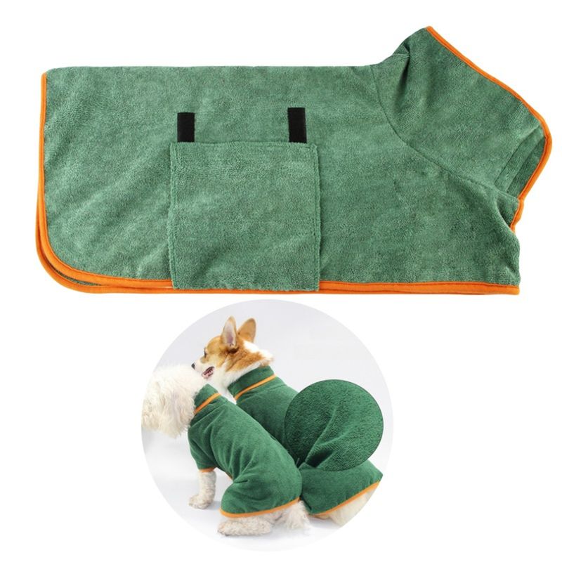 Pawzy Robe de bain pour animaux de compagnie