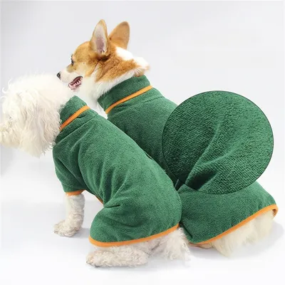 Pawzy Robe de bain pour animaux de compagnie