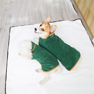 Pawzy Robe de bain pour animaux de compagnie