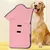 Pawzy Peignoir pour animal de compagnie rose