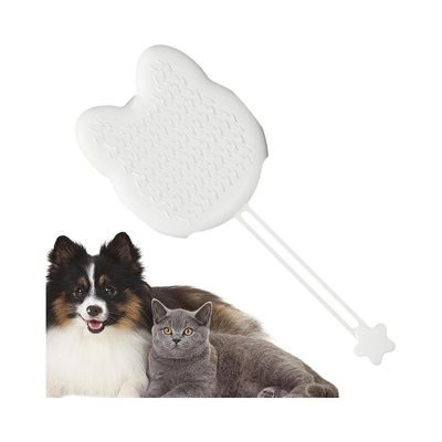 Zoomtopia Brosse de bain en silicone pour chien