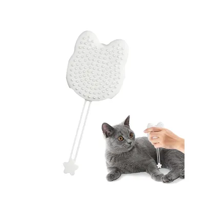 Zoomtopia Brosse de bain en silicone pour chien