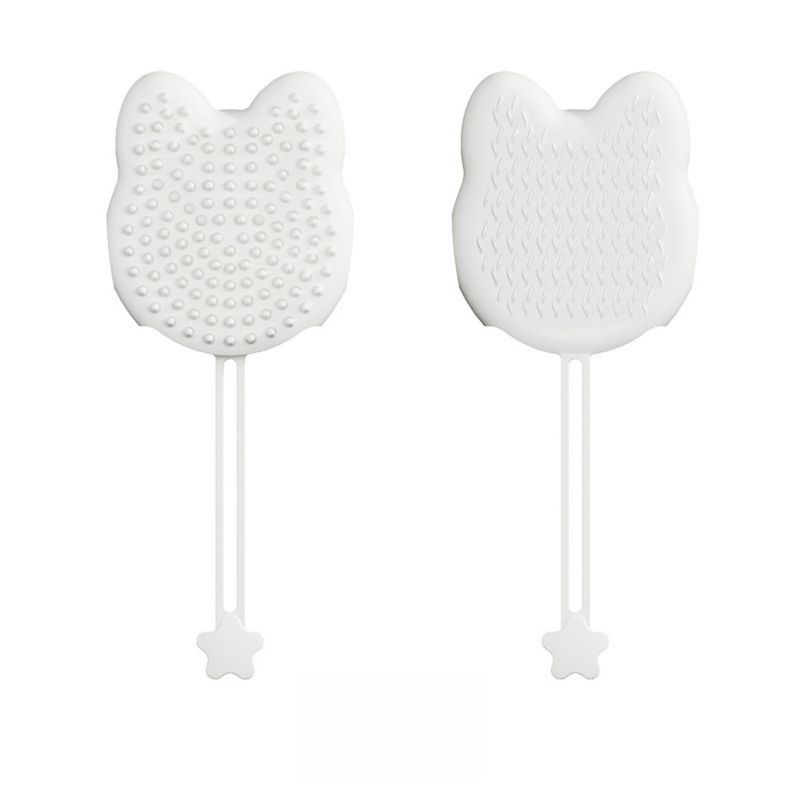 Zoomtopia Brosse de bain en silicone pour chien
