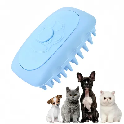 Pawzy Brosse de nettoyage et de massage pour animaux de compagnie
