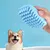 Pawzy Brosse de nettoyage et de massage pour animaux de compagnie