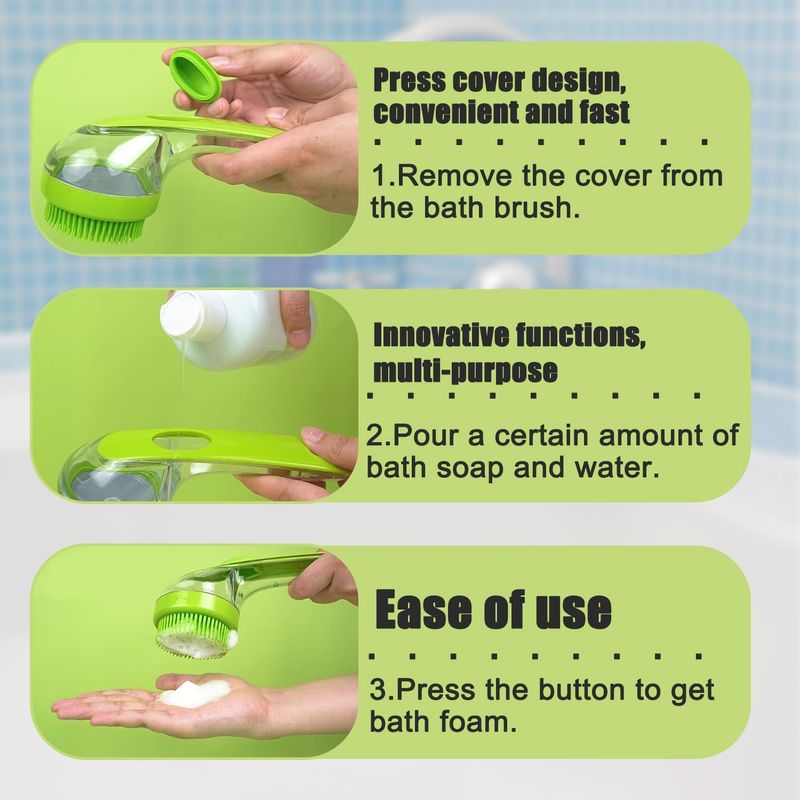 Pawzy Brosse lavage tout-en-un pour chien/chat