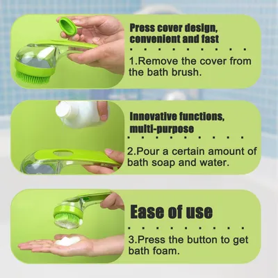 Pawzy Brosse lavage tout-en-un pour chien/chat