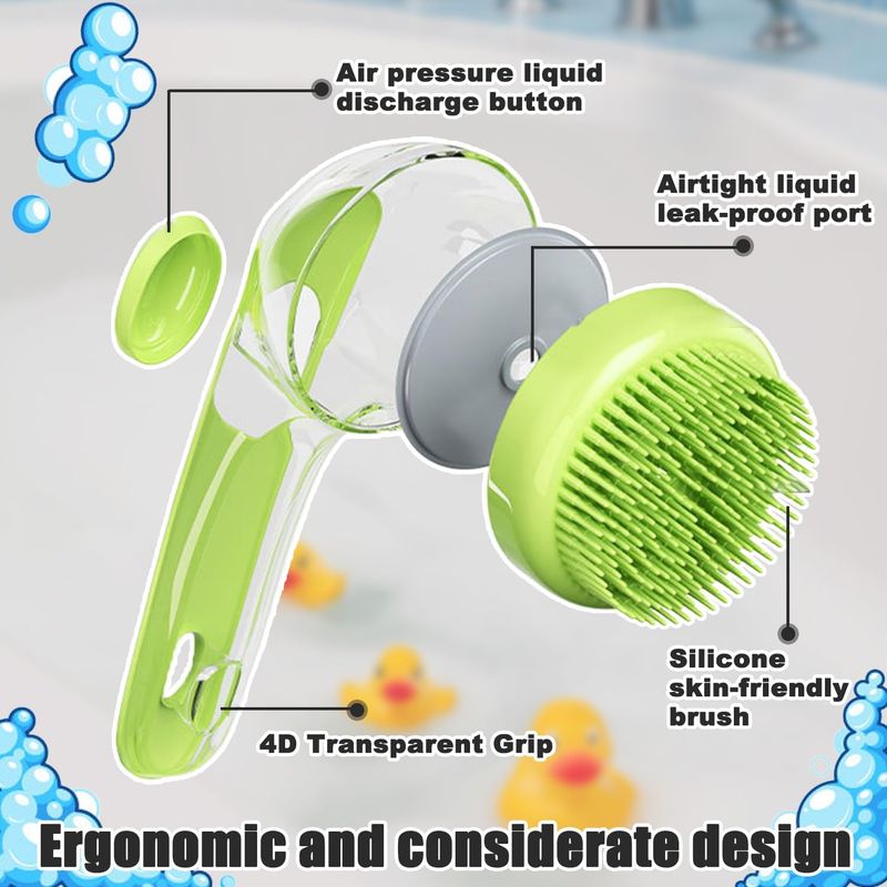 Pawzy Brosse lavage tout-en-un pour chien/chat