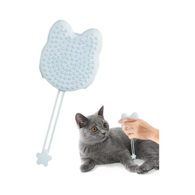 Zoomtopia Brosse de bain en silicone pour chien