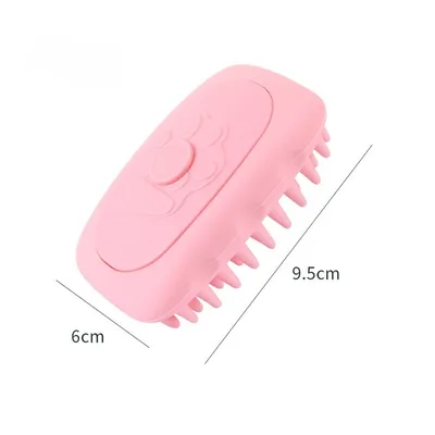 Pawzy Brosse de nettoyage et de massage pour animaux de compagnie