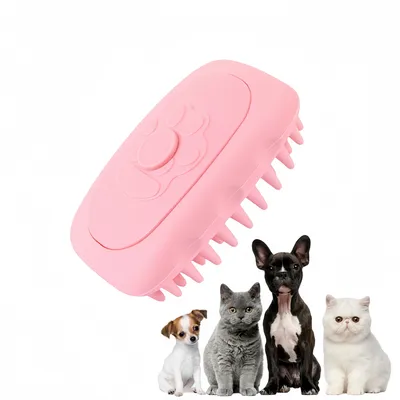 Pawzy Brosse de nettoyage et de massage pour animaux de compagnie