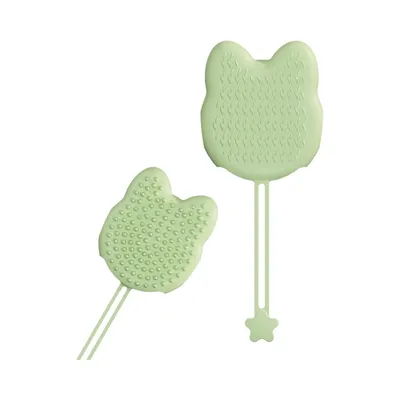 Zoomtopia Brosse de bain en silicone pour chien