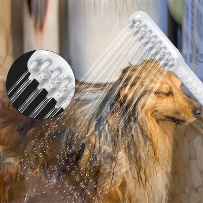 Pawzy Ensemble de brosse de bain pour animaux
