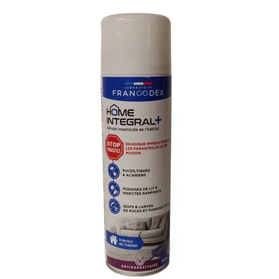 Francodex - Aérosol Home Integral + 500ml insecticide de l'Habitat Francodex - Aérosol Home Integral + 500ml insecticide de l'Habitat