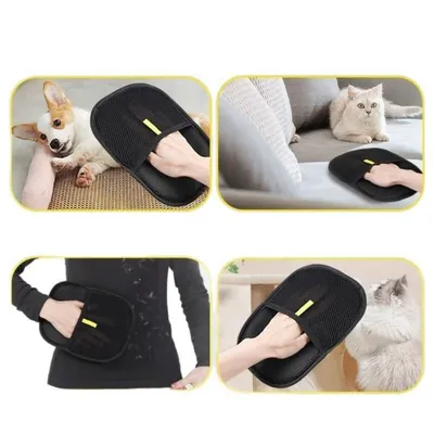 Pawzy Gants d'épilation d'animaux pour chats et chiens 2 pièces