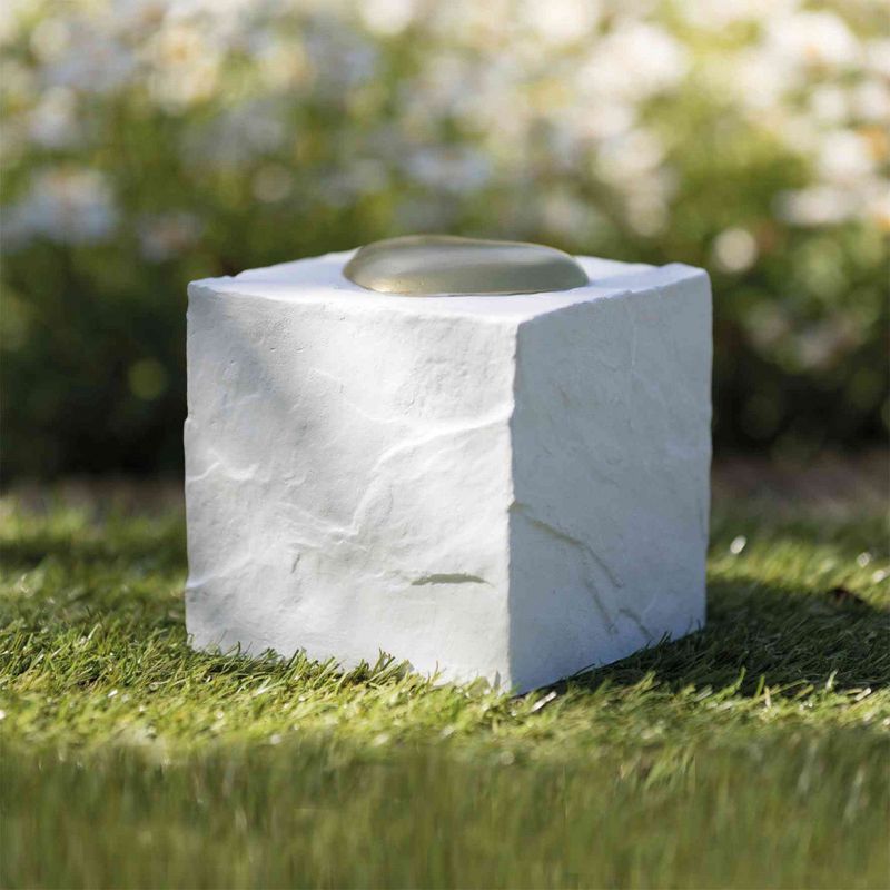 Trixie - Pierre commémorative cube avec cœur. 11 x 11 x 11cm
