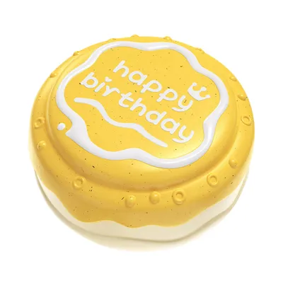 Pawzy Jouet à mâcher durable pour chien – Jaune vif