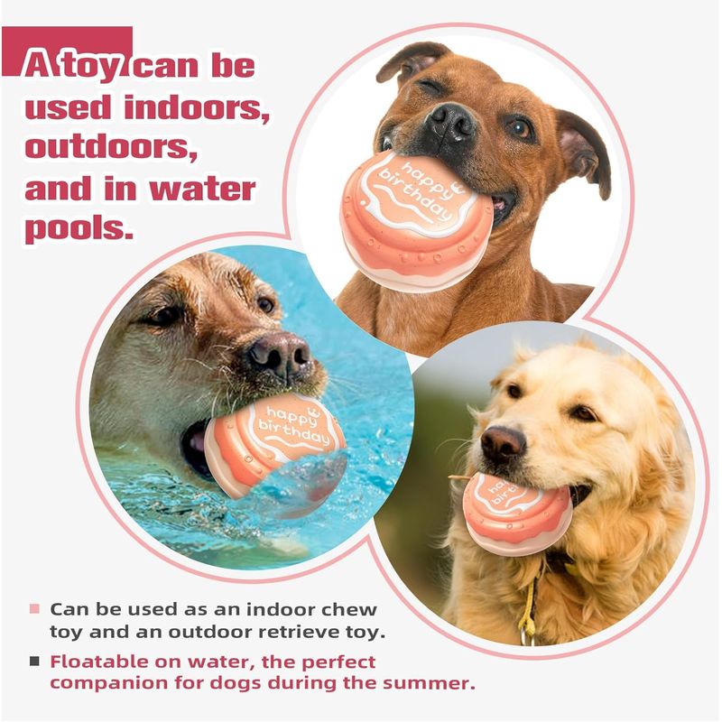 Pawzy Jouet à mâcher durable pour chien – Jaune vif