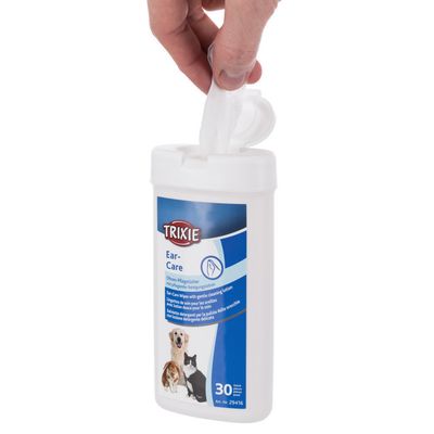30 Lingettes de soin pour les oreilles pour animaux