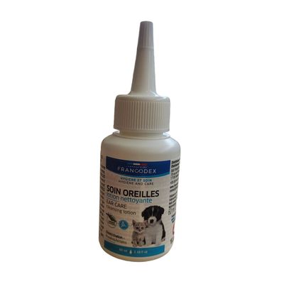 Soin pour les Oreilles Lotion Nettoyante 60ml Chiots et Chatons