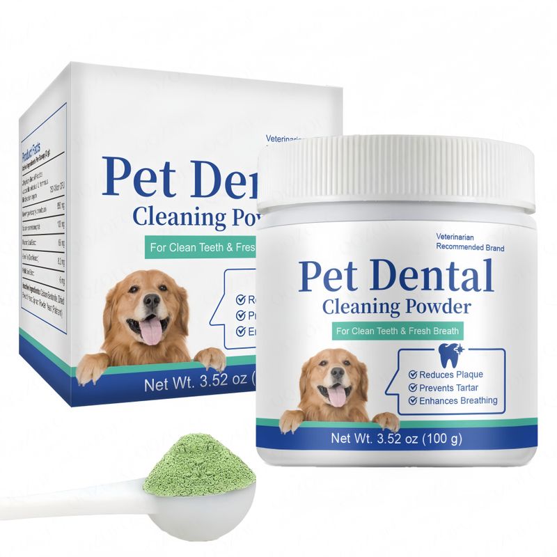 FurryFusion Poudre pour nettoyer les dents des animaux de compagnie